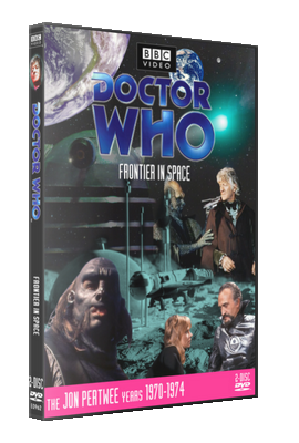 My photo-montage cover for Frontier in Space - photos (c) BBC