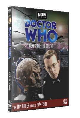 My photo-montage cover for Genesis of the Daleks - photos (c) BBC