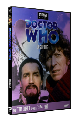 My photo-montage cover for Logopolis - photos (c) BBC