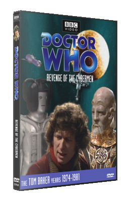 My photo-montage cover for Revenge of the Cybermen - photos (c) BBC