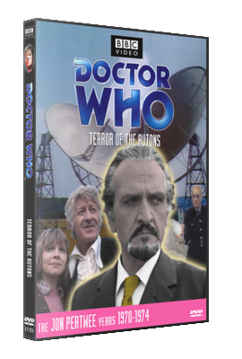 My photo-montage cover for Terror of the Autons - photos (c) BBC