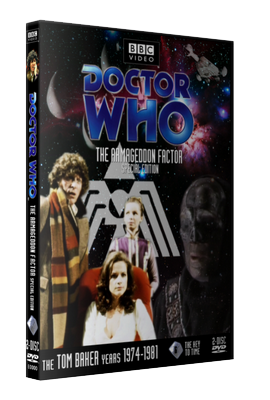 My photo-montage cover for The Armageddon Factor: Special Edition - photos (c) BBC