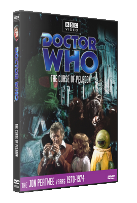 My photo-montage cover for The Curse of Peladon - photos (c) BBC