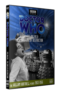 My photo-montage cover for The Daleks & The Edge of Destruction - photos (c) BBC
