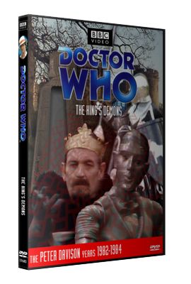 My photo-montage cover for The King's Demons - photos (c) BBC