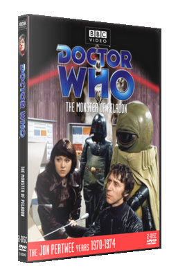 My photo-montage cover for The Monster of Peladon - photos (c) BBC