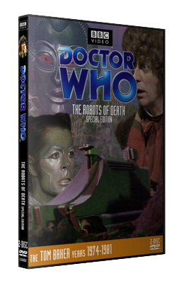 My photo-montage cover for The Robots of Death: Special Edition - photos (c) BBC