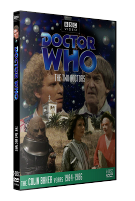 My photo-montage cover for The Two Doctors - photos (c) BBC
