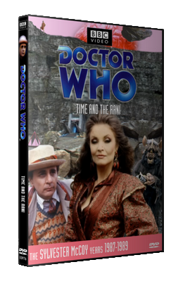 My photo-montage cover for Time and the Rani - photos (c) BBC