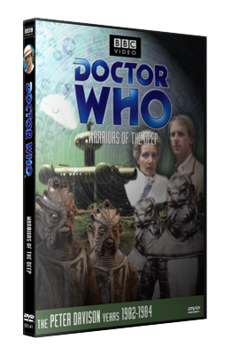 My photo-montage cover for Warriors of the Deep - photos (c) BBC