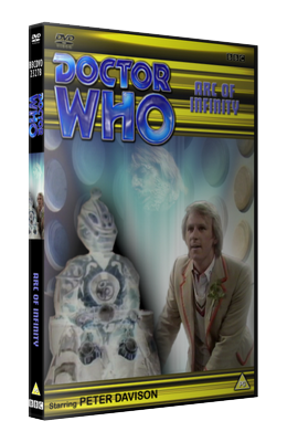 My alternative style photo-montage cover for Arc of Infinity - photos (c) BBC