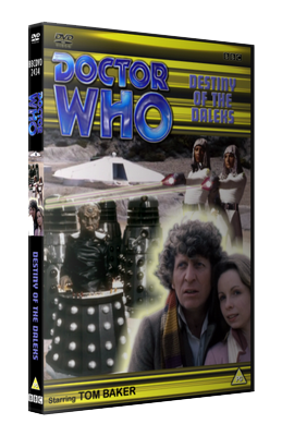 My alternative style photo-montage cover for Destiny of the Daleks - photos (c) BBC