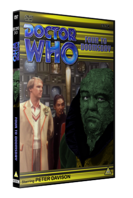 My alternative style photo-montage cover for Four to Doomsday - photos (c) BBC