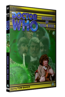 My alternative style photo-montage cover for Horror of Fang Rock - photos (c) BBC