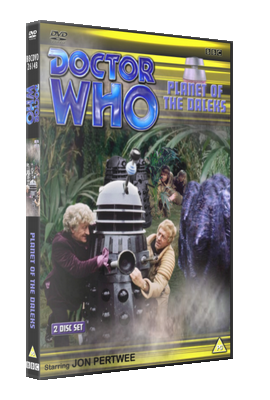My alternative style photo-montage cover for Planet of the Daleks - photos (c) BBC