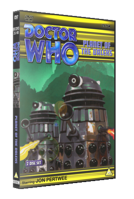My alternative style artwork cover for Planet of the Daleks