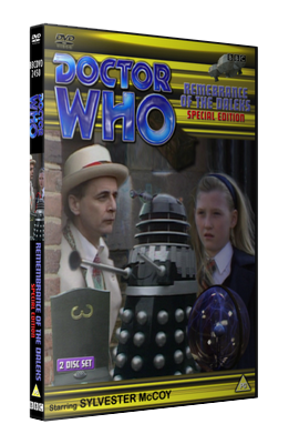 My alternative style photo-montage cover for Remembrance of the Daleks: Special Edition - photos (c) BBC