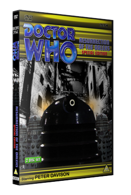 My alternative style artwork cover for Resurrection of the Daleks: Special Edition