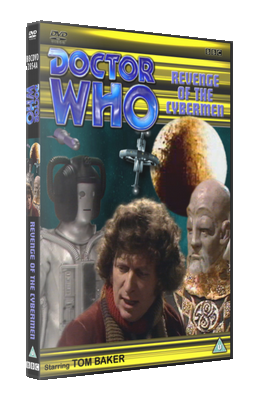 My alternative style photo-montage cover for Revenge of the Cybermen - photos (c) BBC