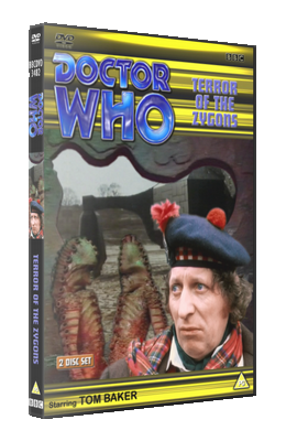 My alternative style photo-montage cover for Terror of the Zygons - photos (c) BBC