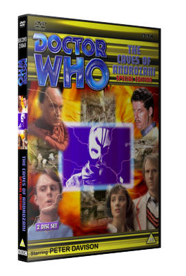 My alternative style photo-montage cover for The Caves of Androzani: Special Edition - photos (c) BBC