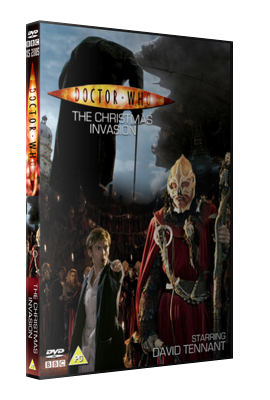 My standard cover for The Christmas Invasion - with Tennant logo