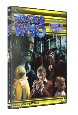 My alternative style photo-montage cover for The Curse of Peladon - photos (c) BBC