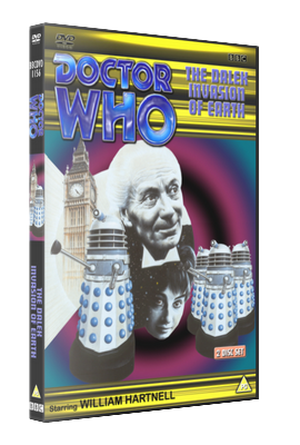 My alternative style artwork cover for The Dalek Invasion of Earth