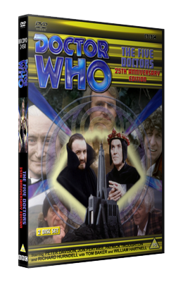 My alternative style photo-montage cover for The Five Doctors: Special Edition - photos (c) BBC