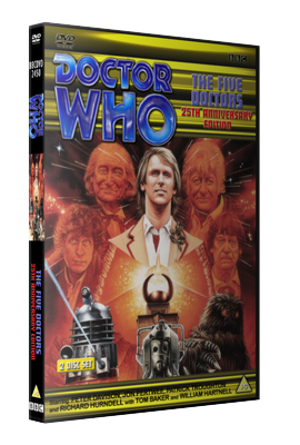 My alternative style artwork cover for The Five Doctors: Special Edition