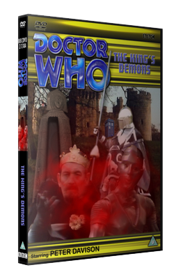 My alternative style photo-montage cover for The King's Demons - photos (c) BBC