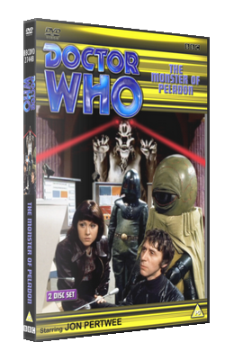 My alternative style photo-montage cover for The Monster of Peladon - photos (c) BBC