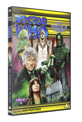 My alternative style artwork cover for The Monster of Peladon