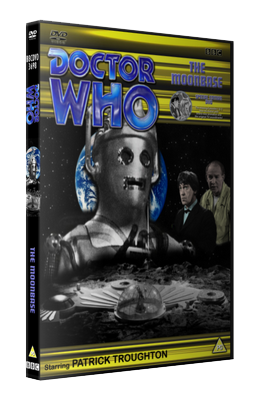 My alternative style photo-montage cover for The Moonbase - photos (c) BBC