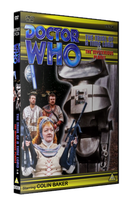 My alternative style photo-montage cover for The Trial of a Time Lord 1-4: The Mysterious Planet - photos (c) BBC