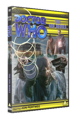 My alternative style photo-montage cover for The Sea Devils - photos (c) BBC