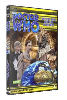My alternative style photo-montage cover for The Silurians - photos (c) BBC
