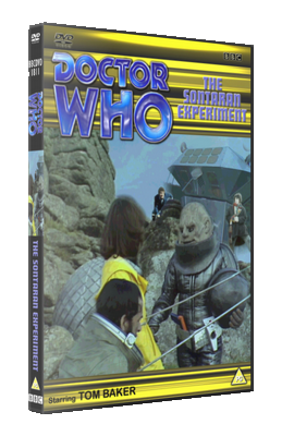 My alternative style photo-montage cover for The Sontaran Experiment - photos (c) BBC
