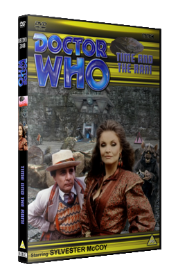 My alternative style photo-montage cover for Time and the Rani - photos (c) BBC