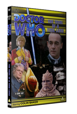 My alternative style photo-montage cover for The Trial of a Time Lord 5-8: Mindwarp - photos (c) BBC