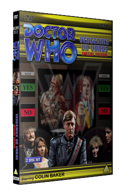 My alternative style photo-montage cover for Vengeance on Varos: Special Edition - photos (c) BBC