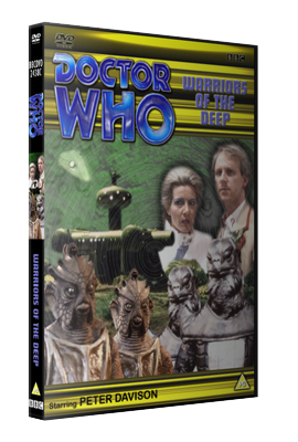 My alternative style photo-montage cover for Warriors of the Deep - photos (c) BBC
