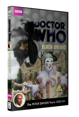 My photo-montage cover for Black Orchid - photos (c) BBC