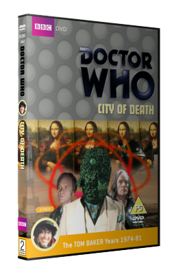 My photo-montage cover for City of Death - photos (c) BBC