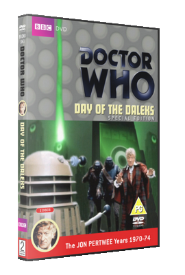 My photo-montage cover for Day of the Daleks - photos (c) BBC