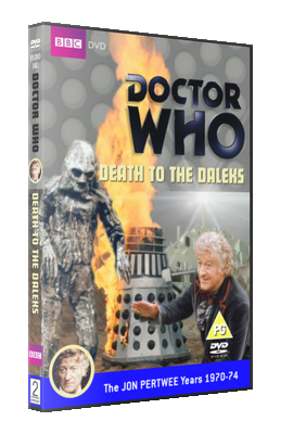 My photo-montage cover for Death To The Daleks - photos (c) BBC