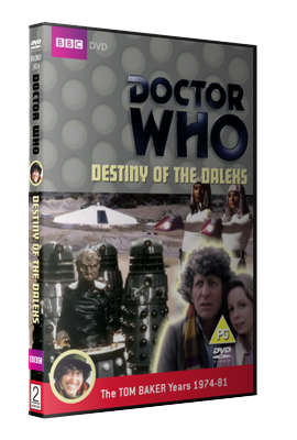My photo-montage cover for Destiny of the Daleks - photos (c) BBC