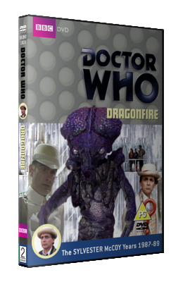 My photo-montage cover for Dragonfire - photos (c) BBC