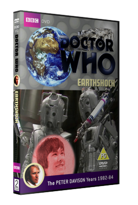 My photo-montage cover for Earthshock - photos (c) BBC