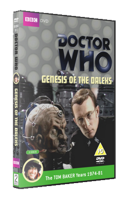 My photo-montage cover for Genesis of the Daleks - photos (c) BBC